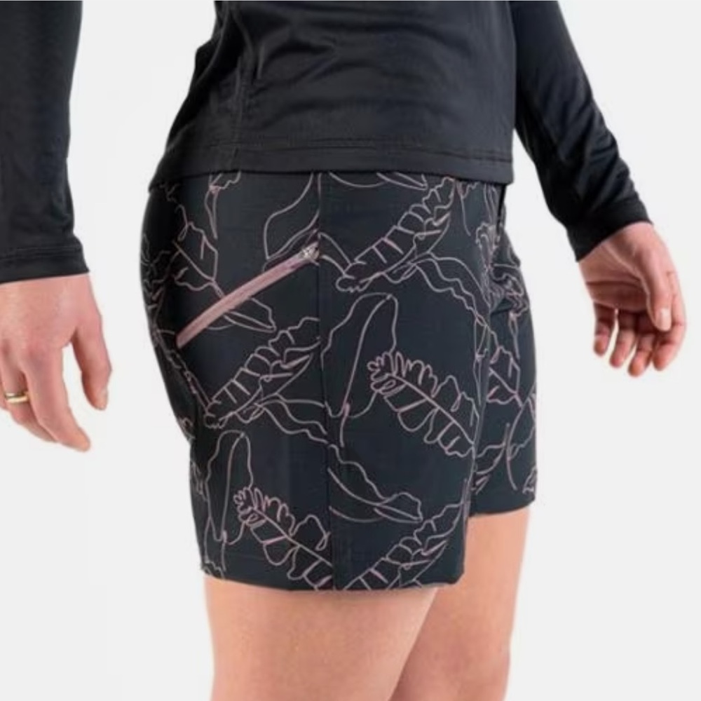 Wild Rye Ruby Women's Mountain Bike Shorts Outdoor in  Mauve Leaf size 12 - Picture 2 of 8